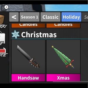 Roblox Murder Mystery Knives